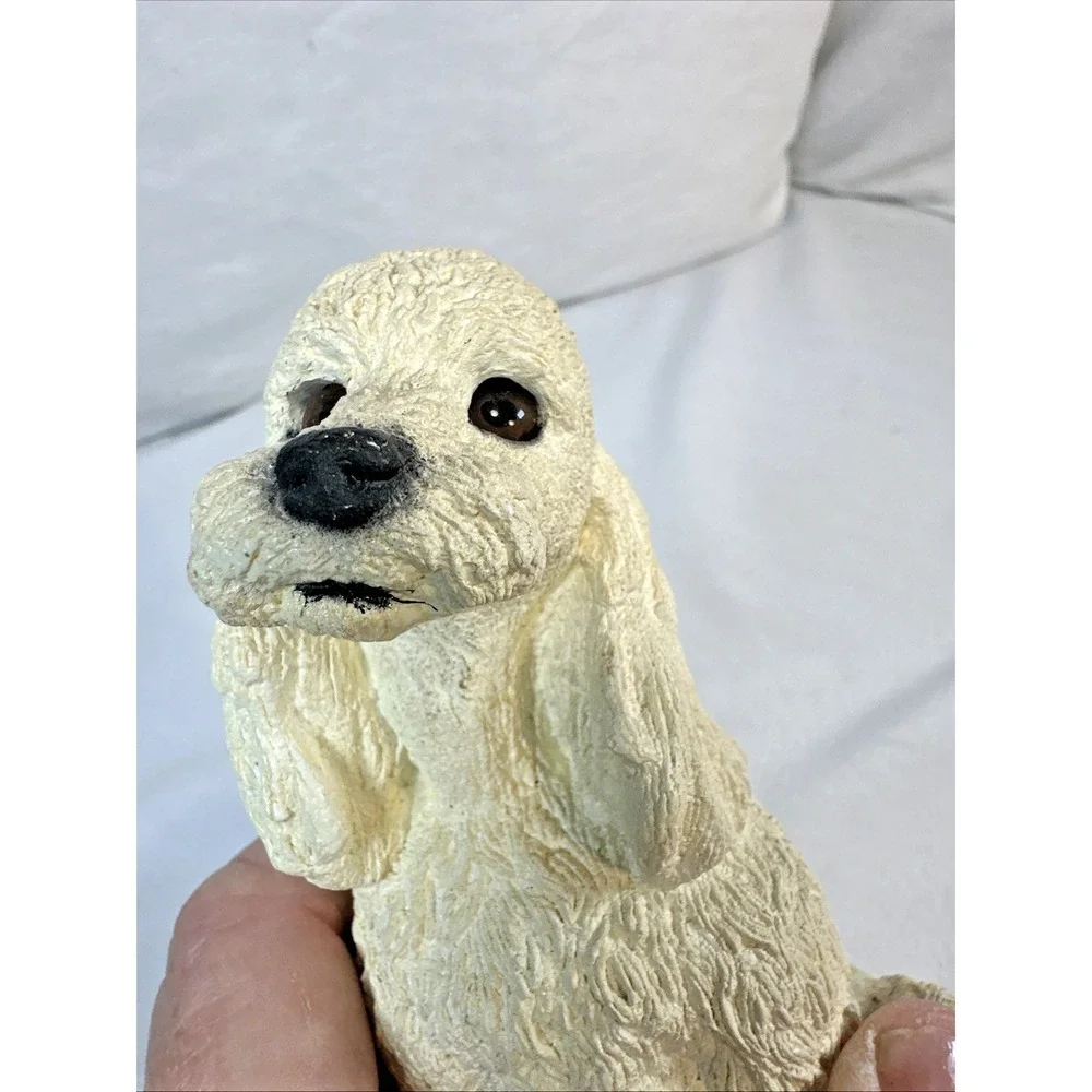 1985 Whiskers by Martha Carey Sitting Poodle Figurine Vintage Retired
